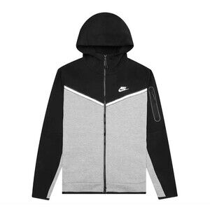 Nike Sportswear Tech Fleece Windrunner Full Zip Hoodie 'Multicolor Black Grey'